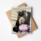 Marilyn Monroe "Banff Indian trading post" Greeting card by Chris Tutty